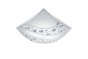 Lamper - EGLO NERINI PLAFOND 1600LM 340X340 KRYSTALL - 95578