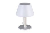 Lamper - EGLO SOLCELLEPANEL BORDLAMPE SØLV/HVIT - 48749