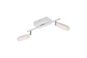 Lamper - EGLO PALOMBARE-C SPOT RGBTW 2X600LM HVIT - 97692