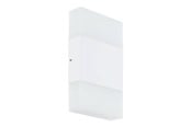 Lamper - EGLO LINOSA YTTERVEGG 125X215 2X250LM IP54 HVIT - 75457