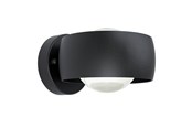 Lamper - EGLO TREVIOLO 1 UTENDØRS VEGG 2X2.2W 2X230LM IP44 SVART - 98706