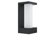 Lamper - EGLO CIVIDINO UTENDØRS VEGG 6W 360LM IP44 SVART/SATENG - 98744