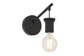 Lamper - EGLO CAPOLIVERI-E VEGG L120 H140 E27 SVART - 74054