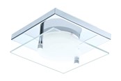 Lamper - EGLO ABIOLA VEGG/TAK 115X115 450LM KROM - 75326