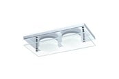 Lamper - EGLO ABIOLA VEGG/TAK 2X450LM 115X220 KROM - 75327