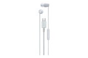 Hodetelefoner - Sony IER-EX15C - USB-C - White - IEREX15CW.CE7