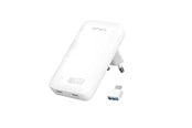  Bærbar PC - Lader - 4smarts Wall Charger Flatplug Slim Dual USB-C 65W Fast Charge - 542065