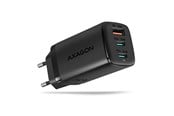 Mobil - Adaptere og ladere - AXAGON Wall Charger 65W PD 3.0 & Quick Charge 4+ - 2 × USB-C + 1 × USB-A - ACU-DPQ65