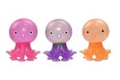 Små gaver til barn - Pocket Money Octopus Glitter Squeeze Ball With Suc - assorted - 621579