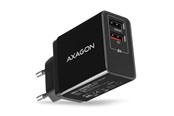 Mobil - Adaptere og ladere - AXAGON Wall Charger 24 W Quick and Smart Charge - 2 × USB-A - ACU-QS24