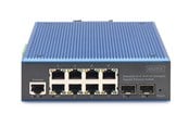 Switch/splitter - DIGITUS - switch - industrial - 8 ports - Managed - DN-651156