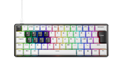 Tastatur - Pulsar PCMK 3 HE 60 (ISO) - Gamingtastatur - Uten numpad - Nordisk - Hvit - PCMK3HE606