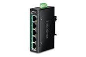 Switch/splitter - TRENDnet TI-PELC50 - Version V1.xR - switch - industrial mini - 5 ports - TAA Compliant - TI-PELC50