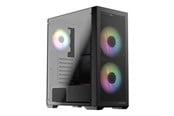 Kabinett - LC Power Gaming 717W Meshwork_L Dark - Kabinett - Tower - Svart - LC-717B-ON