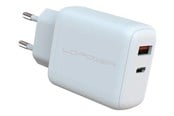 Mobil - Adaptere og ladere - LC Power LC-GAN-45 power adapter - GaN - USB Type A 24 pin USB-C - 45 Watt - LC-GAN-45