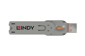 Kabinett tilbehør (kjølepasta mv.) - Lindy USB Type A Port Blocker Key - USB port blocker - 40623