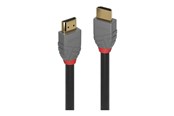Skjermkabel - Lindy Anthra Line HDMI cable with Ethernet - 50 cm - 36951