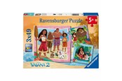 Puslespill - Ravensburger - Jigsaw puzzle Disney Vaiana 2 3x49 pcs. - 12004102
