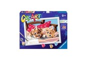 Kreative leker - Ravensburger CreArt Paint by Numbers - Two Cuddly Cats - 289387