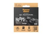 Mobil - Andre tilbehør - PanzerGlass Hoops® Titanium Camera Lens Protector Black iPhone 15 Pro | 15 Pro Max - PANZER1203