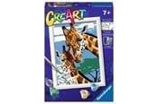 Kreative leker - Ravensburger CreArt Paint by Numbers - Cute Giraffes - 236152