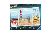 Kreative leker - Ravensburger CreArt Paint by Numbers - Beside The Seaside - 202775