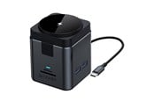 Mobil - Adaptere og ladere - BlitzWolf BW-TH17 9-in-1 Type-C Docking Station with Magnetic 15W Wireless Charger - BW-TH17
