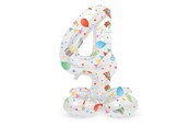 Leketøy - Folat BV - Standing Foil Balloon Joyful Party Number 4 - 72cm - 63964
