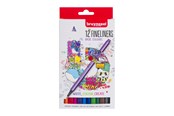 Skrive- & Tegneverktøy - Bruynzeel - Fineliners 12 pcs. - 60241112