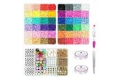 Hobbyartikler - Pro Arona Smykkesett - Heishi & Charm Perler - 12000 stk - 7110-4