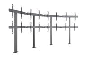 Veggmontering, AV-braketter & AV-møbler - Multibrackets M Pro Series stand - single side - for 4x2 video wall - micro adjustable arms - black - Max 240 kg - recommended for 65" - 7350022731097