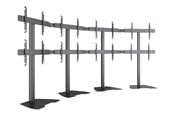 Veggmontering, AV-braketter & AV-møbler - Multibrackets M Pro Series mounting kit - for 4x2 video wall - micro adjustable arms - black - Max 240 kg - recommended for 65" - 7350022731080