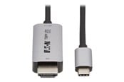 Skjermkabel - Eaton Tripp Lite Series USB-C to HDMI Active Adapter Cable M/M 8K60 Hz 4K 144Hz HDR 4:4:4 HDCP 2.3 Black 6ft - U444-006-H8K6