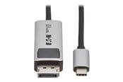 Skjermkabel - Eaton Tripp Lite Series USB-C to DisplayPort Active Adapter Cable M/M 8K 60Hz 4K 144Hz HDR 4:4:4 HDCP 2.3 Black 6ft - U444-006-DP8K6