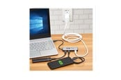 USB-hub - Eaton Tripp Lite series 4-Port USB-C Hub USB 3.2 Gen 2 (10 Gbps) 4x USB-C Ports 100W PD Charging Thunderbolt 3 Compatible Gray USB-hub - 4 porter - Grå - U460-004-4C-G2C
