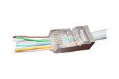 Nettverkskabel - Gembird Cablexpert network connector - Sølv - LC-PTF-01/100