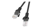 Nettverkskabel - Lanberg patch cable - 3 m - black RAL 9004 - Svart - 3m - PCU5-10CC-0300-BK