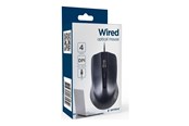 Mus - Gembird - mouse - USB - Mus - Optisk - 4 - Svart - MUS-4B-01L
