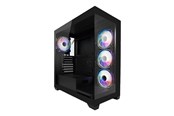 Kabinett - LC Power 715B - midi-tower - ATX - Kabinett - Tower - Svart - LC-715B-ON