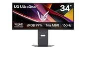 Skjerm - 34" LG UltraGear 34G600A-B - 3440x1440 (UWQHD) - 160Hz - VA - 34G600A-B.AEU