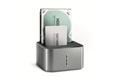 Harddisk - Tilbehør - AXAGON Superpeed USB-C Dual HDD/SSD Dock with Clone Fuction - ADSA-DC