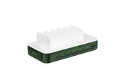 Mobil - Adaptere og ladere - 4smarts Charging station Team 100W 1x USB-A port 5x USB-C ports includes 6 cables green - 541282