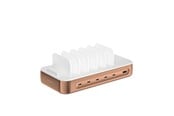 Mobil - Adaptere og ladere - 4smarts Charging station Team 100W 1x USB-A port 5x USB-C ports includes 6 cables copper - 541280
