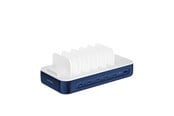 Mobil - Adaptere og ladere - 4smarts Charging station Team 100W 1x USB-A port 5x USB-C ports includes 6 cables navy - 541279