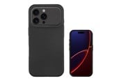 Mobil - Deksel og etui - 4smarts iPhone 17 Pro Max Silicone Case Cupertino MagSafe compatible black - 541571