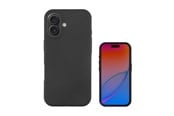 Mobil - Deksel og etui - 4smarts iPhone 17 Silicone Case Cupertino MagSafe compatible black - 541568