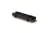 Lagrings-tilbehør - AXAGON Aluminium Heatsink for M.2 SSD 10 mm - CLR-M2L10