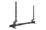 Veggmontering, AV-braketter & AV-møbler - Multibrackets M mounting kit - integrated - for sound bar - universal with clamp - black - Max 10 kg - recommended for 86" - 7350073730117