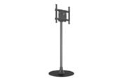 Veggmontering, AV-braketter & AV-møbler - Multibrackets M Pro Series stand - modular - for LCD display - single pole round floor base - black - Max 50 kg - recommended for 65" - 7350105219092