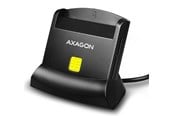 Flashminneadapter - AXAGON USB-A Smart Card / ID Card Reader & SD / microSD / SIM Card Reader - CRE-SM2